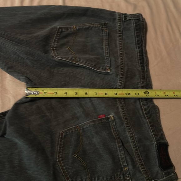 VINTAGE RARE VHTF UNISEX LEVI’S RED BUTTON FLY MENS size 36x30 REDLINE SELVAGE - Picture 4 of 16